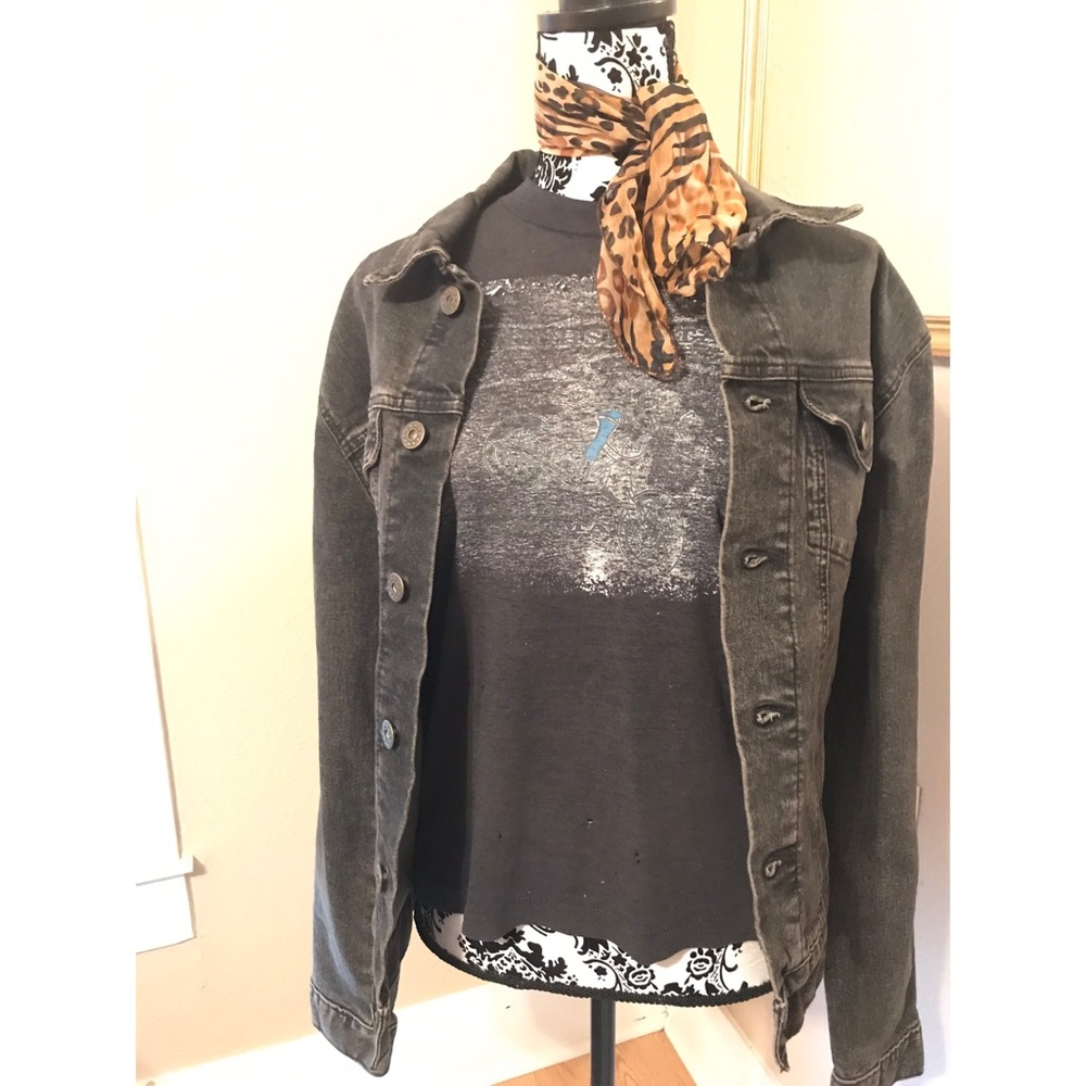Black Jean Jacket
